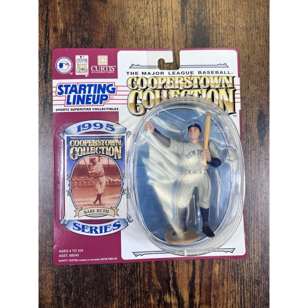 1995 STARTING LINEUP KENNER NIP COOPERSTOWN BABE RUTH NEW YORK YANKEES